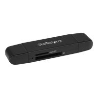 StarTech.com Startech USB Speicherkartenlesegerät - USB 3.0 SD Kartenleser - Kompakt - 5Gbit/s - USB Kartenleser - MicroSD USB Adapter (SDMSDRWU3AC)