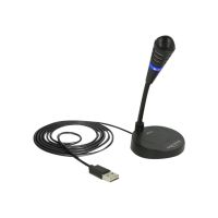Delock Mikrofon - USB - Schwarz