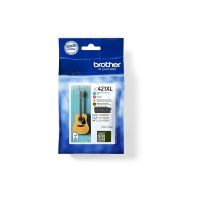 Brother LC421XL - 4er-Pack - XL - Schwarz, Gelb