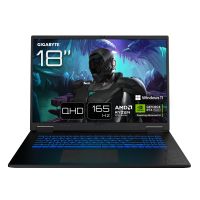 Gigabyte GAMING A18 Laptop - 18“, 165Hz WQXGA, AMD Ryzen 7 260, RTX 5060, 32GB DDR5 5600MHz, 1TB Gen4 SSD, Windows 11 Home, 2 Jahre Garantie, Dolby Atmos, GAMING A18 3VHK3DEC64SH, AMD Ryzen™ 7, 3,8 GHz, 45,7 cm (18"), 2560 x 1600 Pixel, 32 GB, 1 TB