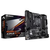 Gigabyte B550M X AORUS ELITE Mainboard, AMD, Sockel AM4, AMD Ryzen 5000 Series, AMD Ryzen 4000 Series, AMD Ryzen 3000 Series, Sockel AM4, DDR4-SDRAM, 128 GB