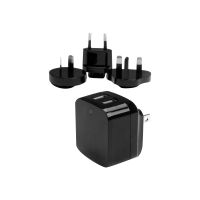 StarTech.com 2 Port USB Ladegerät / Netzteil - 2-fach Ladestecker 17 Watt / 3.4 Amp - Dual Reiseladegerät 110 / 220V - Weiß - Netzteil - 17 Watt - 3.4 A - 2 Ausgabeanschlussstellen (USB)