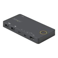 StarTech.com 2 Port Hybrid KVM Switch HDMI+USB-A