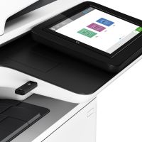 HP LaserJet Managed MFP E52645dn, Laser, Monodruck, 1200 x 1200 DPI, Monokopie, A4, Schwarz, Weiß