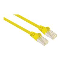 Intellinet Network Patch Cable, Cat6A, 1.5m, Yellow, Copper, S/FTP, LSOH / LSZH, PVC, RJ45, Gold Plated Contacts, Snagless, Booted, Lifetime Warranty, Polybag - Patch-Kabel (DTE)