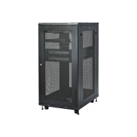 StarTech.com Startech 24HE ServerRack/Schrank - 4 Pfosten mit einstellbarer Tiefe (6 bis 76cm)