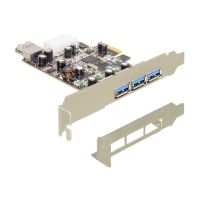 Delock PCI Express Card > 3 x extern + 1 x intern