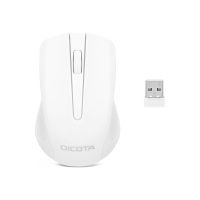 Dicota Comfort - Maus - rechts- und linkshändig - optisch - 3 Tasten - kabellos - 2.4 GHz - kabelloser Empfänger (USB)