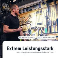 Ansmann Smart Booster 650R, 10 W, LED, 1 Glühbirne(n), IP20, Schwarz, Taschen-Arbeitsleuchte