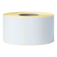 Brother Premium - Halbglänzend - Oberseite beschichtet - weiß - 102 x 74 mm 2940 Etikett(en) (1 Rolle(n)