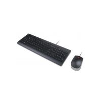 Lenovo 4X30L79925, Volle Größe (100%), Kabelgebunden, USB, QWERTY, Schwarz, Maus enthalten