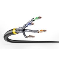 DIGITUS CAT 7A  S/FTP Datenkabel - Erdverlegekabel, 500 m Trommel, Simplex, PE