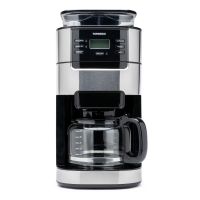 Tornado TCM-1025A-GS, Filterkaffeemaschine, 1,5 l, Kaffeebohnen, Gemahlener Kaffee, Eingebautes Mahlwerk, 1050 W, Schwarz