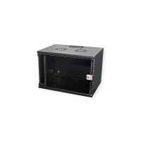 ROLINE Basic - Gehäuse - Set, 540x400 BxT - geeignet für Wandmontage - RAL 9005, Jet Black - 7U - 48.3 cm (19")