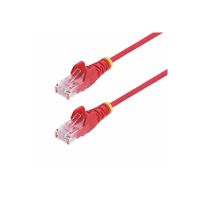 StarTech.com 2.5m Red Slim CAT6 Ethernet Cable, Snagless, 28AWG, LSZH - Patch-Kabel - RJ-45 (M)
