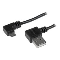 StarTech.com StarTech Micro USB Kabel mit rechts gewinkelten Anschlüssen - Stecker/Stecker - 1m - USB A zu Micro B Anschlusskabel - USB-Kabel - Micro-USB Typ B (M)