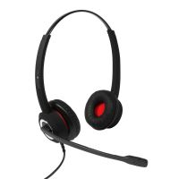 ALLNET 6337-10.2P_BBB, Kabelgebunden, Büro/Callcenter, 200 g, Kopfhörer, Schwarz
