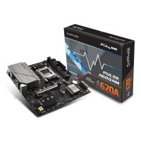 Sapphire PULSE A620AM, AMD, Sockel AM5, AMD Ryzen 7000 Series, AMD Ryzen 8000 Series, AMD Ryzen 9000 Series, Sockel AM5, DDR5-SDRAM, 64 GB