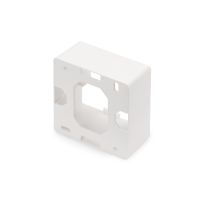 DIGITUS Aufputzrahmen für Keystone Leerdosen 80x80 mm, Deutscher Typ