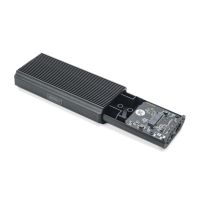 DIGITUS USB M.2 Festplattengehäuse, SSD, extern, NVMe, 40Gbps, USB 4.0, Aluminium, werkzeugfrei