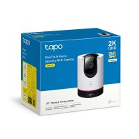 TP-LINK Tapo C225, IP-Sicherheitskamera, Drinnen, Kabellos, CE, RCM, WEEE, EAC, Tisch/Bank, Schwarz, Weiß