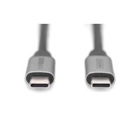 DIGITUS USB-C - USB-C Anschlusskabel, USB 3.2 Gen1, 4K / 60 Hz, 1m