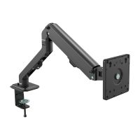 Vision VFM-DA/4 - Befestigungskit (VESA-Hülle, C-Klammer, Gelenkarm, VESA-Adapter) - Doppelgelenk - für LCD-Display / Notebook / Tablet - Aluminium, Stahl - mattschwarz - Bildschirmgröße: 25.4-68.6 cm (10"-27")