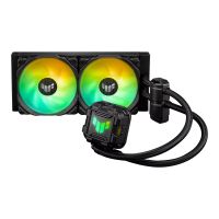 ASUS TUF Gaming LC 240 II ARGB - Prozessor-Flüssigkeitskühlsystem - Kühlergröße: 240 mm - (für: LGA1700, LGA1200, LGA115x Socket, AM4, AM5)