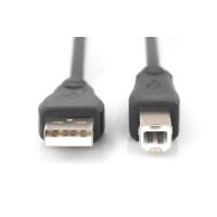 DIGITUS USB-A  USB-B Anschlusskabel, 0,5m