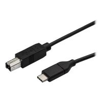 StarTech.com StarTech USB C to USB B Printer Cable - 1.6 ft / 0.5m - USB C Printer Cable - USB C to USB B Cable - USB Type C to Type B (USB2CB50CM)