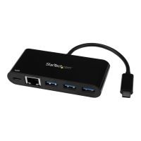 StarTech.com Startech USB-C auf Ethernet Adapter mit 3 Port
