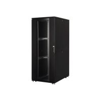 DIGITUS Professional Unique DN-19 SRV-42U-8/12B - Schrank Netzwerkschrank - Schwarz, RAL 9005 - 42HE - 48.3 cm (19")