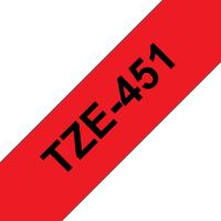 Brother TZE-451, Schwarz auf rot, TZ, Philippinen, 5 Jahr(e), Brother, 2,4 cm