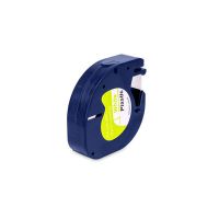 MEDIARANGE Laminiert - permanenter Klebstoff - Schwarz auf Weiß - Rolle (1,2 cm x 4 m)