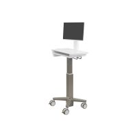 Ergotron CareFit Slim 2.0, Multimedia-Wagen, Gold, Weiß, Aluminium, Kunststoff, Stahl, Universal, 14500 kg, 53,3 cm (21")