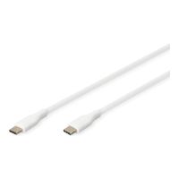 DIGITUS USB-C Silikon Anschlusskabel, 2m, weiß