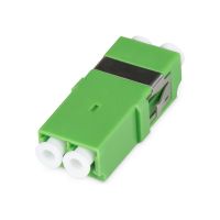 DIGITUS Lichtwellenleiter-Kupplung, LC/APC, Duplex, ohne Flansch