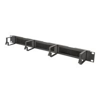 DIGITUS Kabelrangierpanel mit Bürstenleisten für 483 mm (19")-Schränke, 1HE
