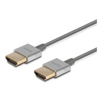 Lindy Ultra High Speed - HDMI-Kabel - HDMI männlich zu HDMI männlich - 50 cm - abgeschirmt - Schwarz - rund, 8K60Hz (7680 x 4320)