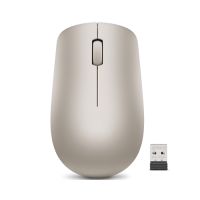 Lenovo 530, Beidhändig, Optisch, RF Wireless, 1200 DPI, Mandel, Beige