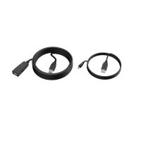 Yealink USB2-EXT-10M, 10 m, USB A, USB A, USB 2.0, Schwarz