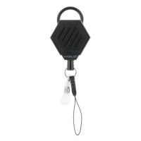Mobilis 001392, Retractable hook, Jede Marke, Schwarz, 0,8 m, Kunststoff, Metall, Nylon, 1 Stück(e)