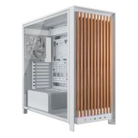 Corsair FRAME 5000D WOOD RS, Midi Tower, PC, Walnuss, Weiß, ATX, EATX, micro ATX, Mini-ITX, Kunststoff, Stahl, Gehärtetes Glas, Gaming