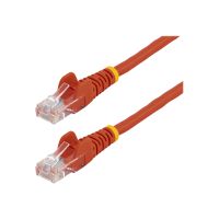 StarTech.com Startech 0,5m Cat5e Ethernet Netzwerkkabel Snagless mit RJ45 - Cat 5e UTP Kabel - Rot - Patch-Kabel - RJ-45 (M)