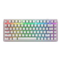 Alienware Pro Wireless Gaming Keyboard - Tastatur - 75% - compact TKL - AlienFX Per-Key RGB / 16,8 Millionen Farben - kabellos - 2.4 GHz, Bluetooth 5.1, USB - QWERTY - USA - Tastenschalter: Alienware lineare mechanische Switches (Hotswap-fähig)