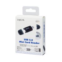 LogiLink Cardreader USB 2.0 Stick for SD/MMC - Kartenleser - 8-in-1 (MMC, SD, RS-MMC, MMCmobile, SDHC)