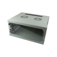 ALLNET ALL-SMQ5406GRAU, Freistehendes Gestell, 6U, 50 kg, Sperrschloss, 11,5 kg, Grau