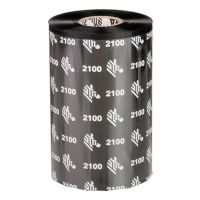 Zebra 2100 Wax - Schwarz - 131 mm x 450 m - Thermotransfer-Farbband (Packung mit 12)
