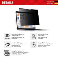 E.V.I. Displex PRIVACY SAFE Magnetischer 2-Wege Blickschutzfilter für Laptop/ Notebook 14'' (16:9), 35,6 cm (14"), 16:9, Laptop, Rahmenloser Blickschutzfilter, 5H, Glänzend/Matt