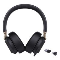 Yealink BH76 Plus Teams Schwarzes USB-C/A Headset, Kabellos, Anrufe/Musik, 285 g, Kopfhörer, Schwarz